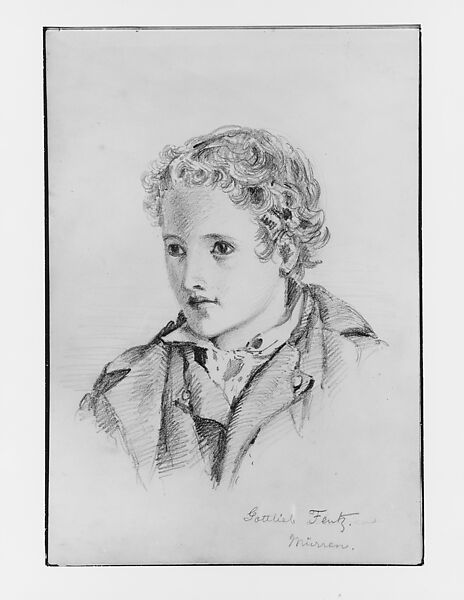 Gottlieb Feutz, Mürren (from Switzerland 1870 Sketchbook), John Singer Sargent (American, Florence 1856–1925 London), Graphite on off-white wove paper, American 