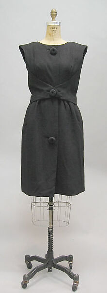 Dress, House of Givenchy (French, founded 1952), wool, French 