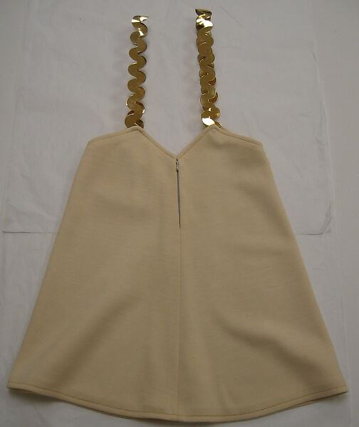 Dress, André Courrèges (French, Pau 1923–2016 Neuilly-sur-Seine), wool or cotton, metal, French