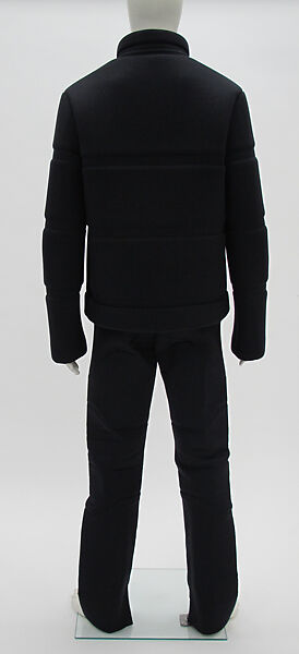 Ensemble, Calvin Klein, Inc. (American, founded 1968), wool, synthetic, silk, cotton, metal, American