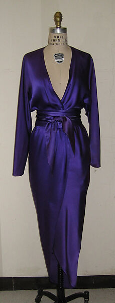 Dress, Halston (American, Des Moines, Iowa 1932–1990 San Francisco, California), silk, American 