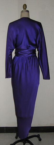 Dress, Halston (American, Des Moines, Iowa 1932–1990 San Francisco, California), silk, American