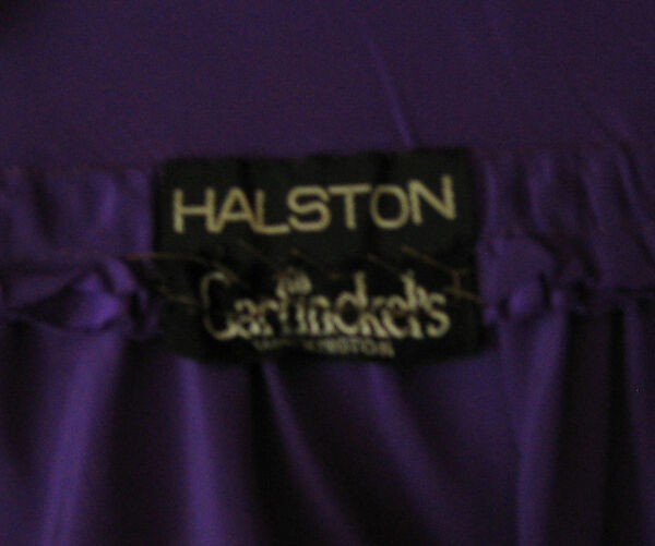 Dress, Halston (American, Des Moines, Iowa 1932–1990 San Francisco, California), silk, American