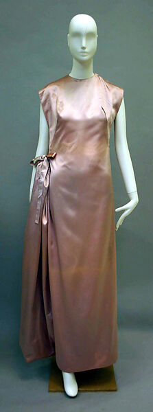 Evening dress, Madame Grès (Germaine Émilie Krebs) (French, Paris 1903–1993 Var region), silk, French 