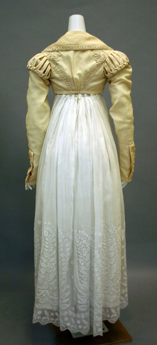 Ensemble, silk, cotton, British