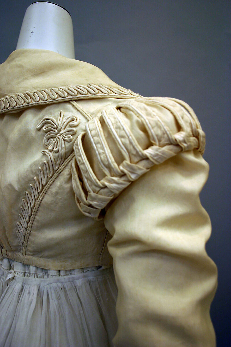 Ensemble, silk, cotton, British