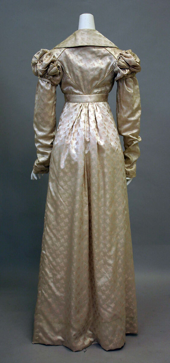 Redingote, silk, French