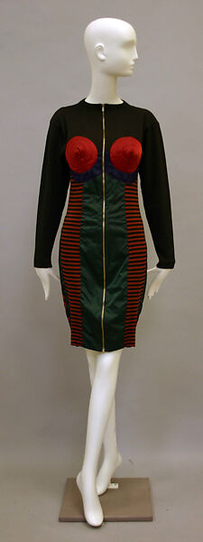 Dress, Jean Paul Gaultier (French, born 1952), cotton, synthetic, French 