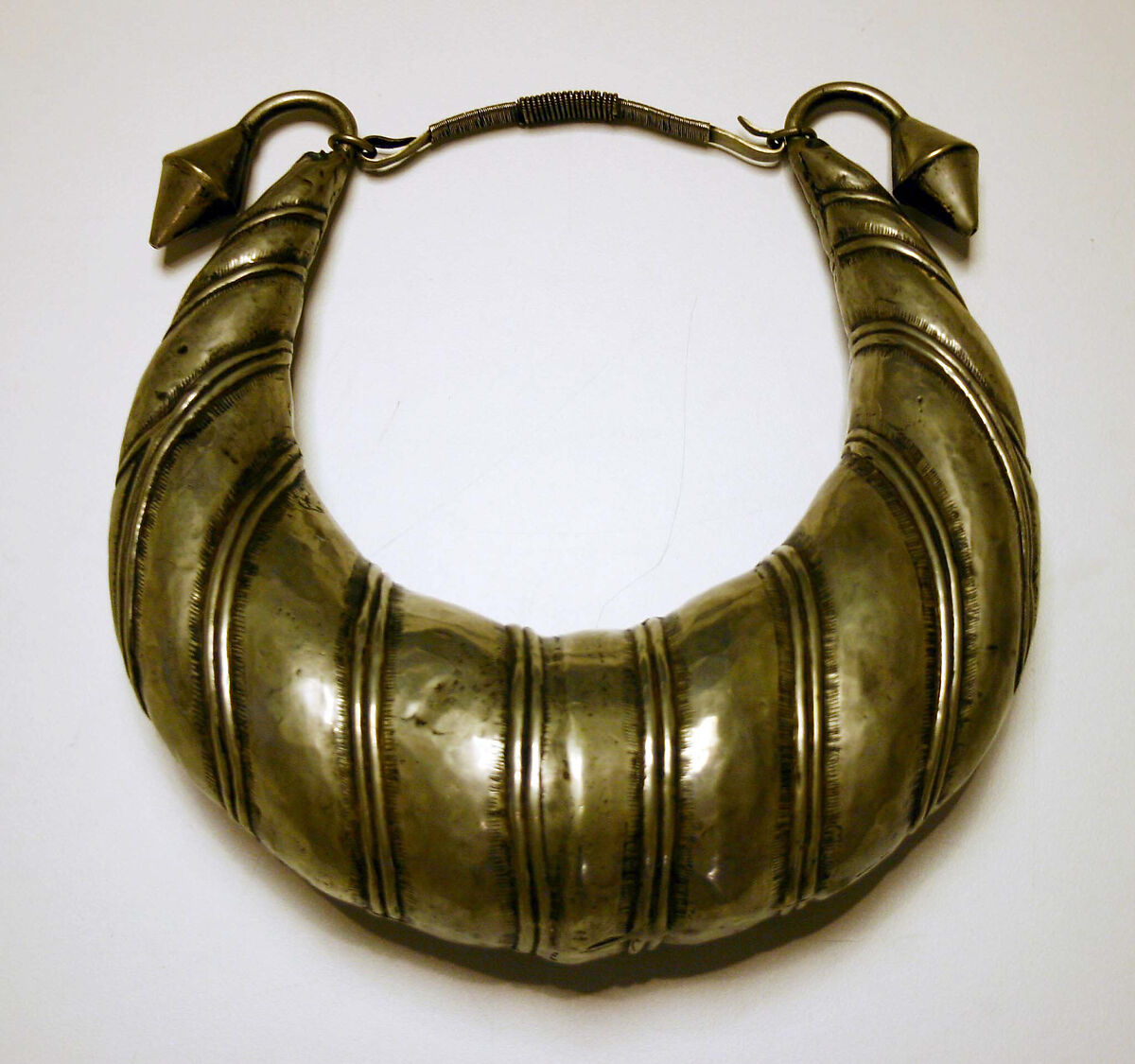 Necklace, Silver, China (Miao) 