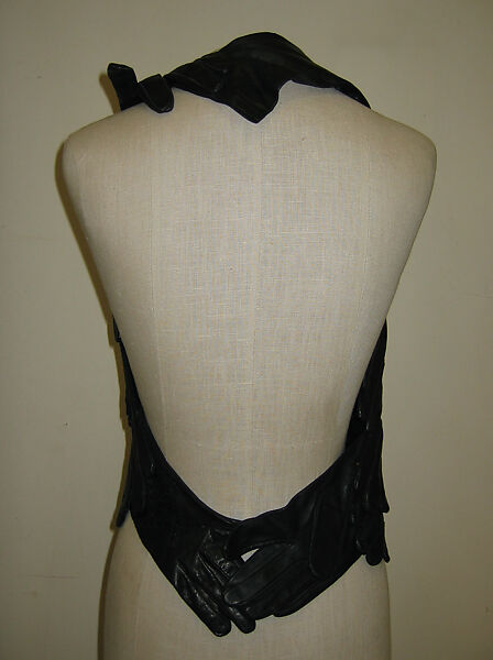 Halter, Maison Margiela (French, founded 1988), leather, French
