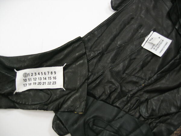 Halter, Maison Margiela (French, founded 1988), leather, French