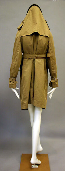 Trench coat, Maison Margiela (French, founded 1988), cotton, acetate, French