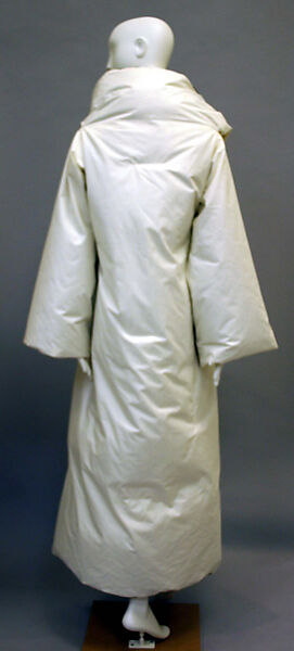 Coat, Maison Margiela (French, founded 1988), cotton, feather, French