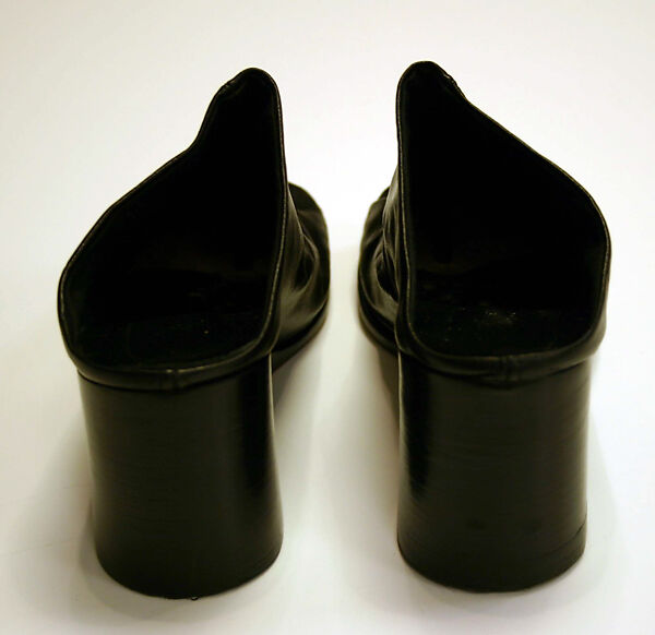 Mules, Maison Margiela (French, founded 1988), leather, French