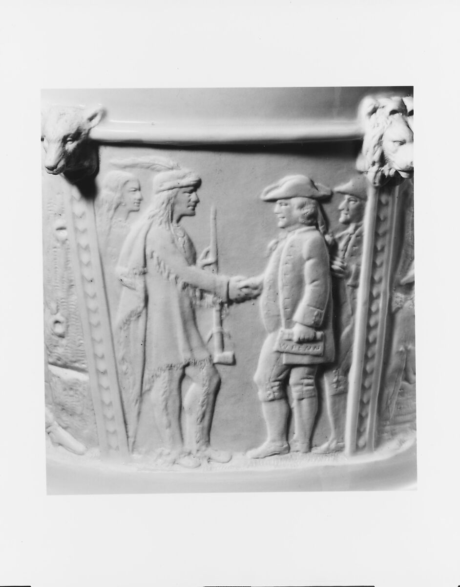 Century Vase, Designed by Karl L. H. Müller (American, 1820–1887), Porcelain, American