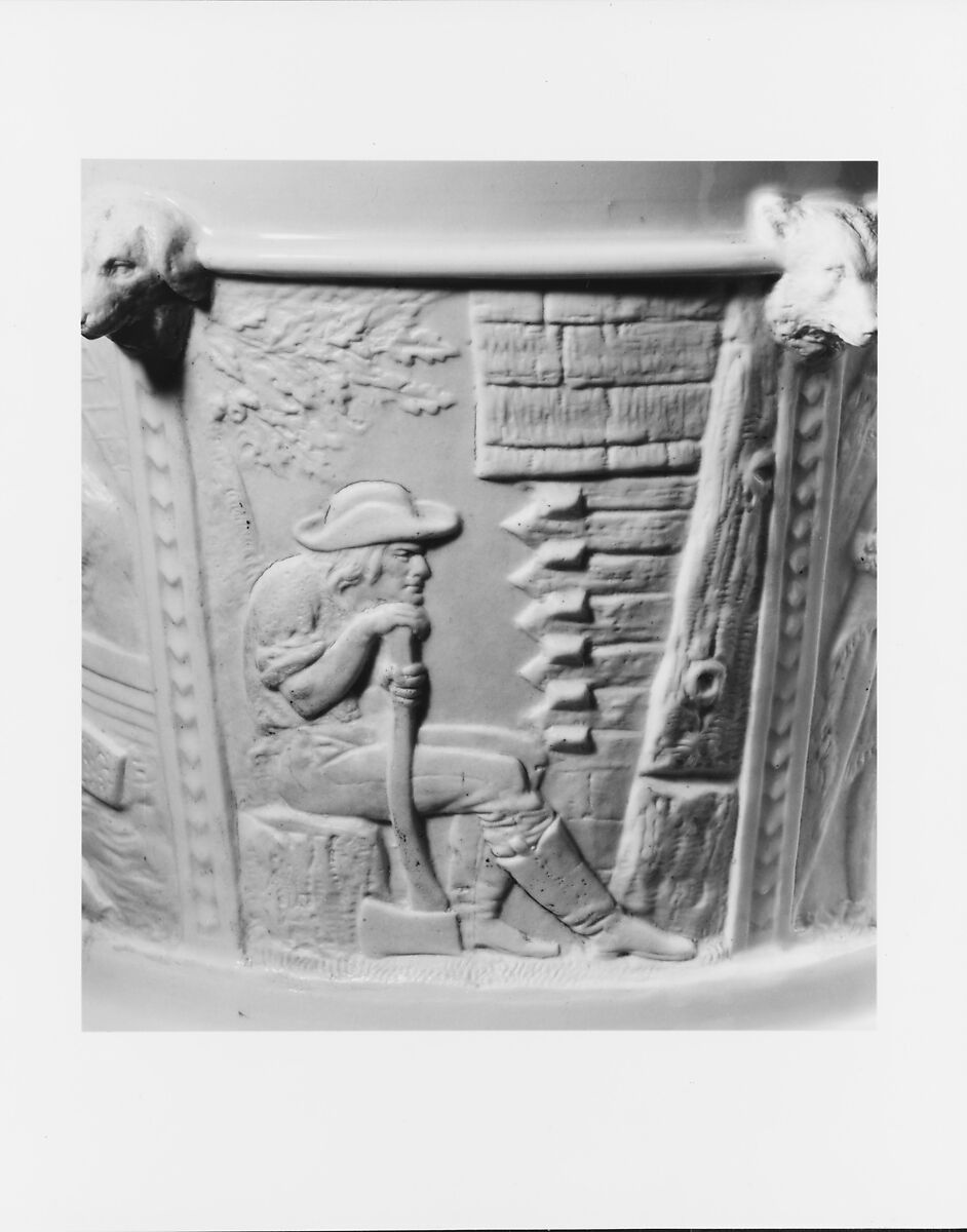 Century Vase, Designed by Karl L. H. Müller (American, 1820–1887), Porcelain, American