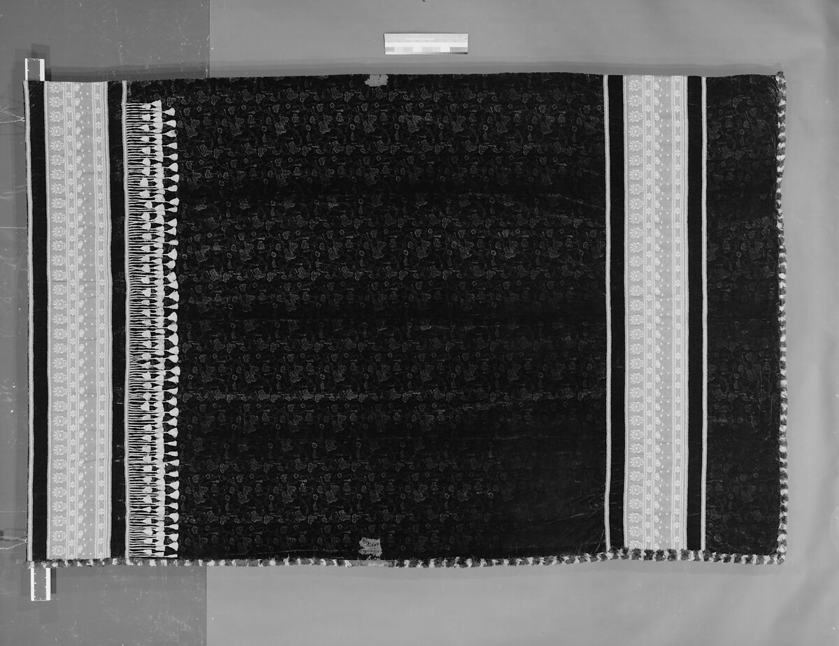 Portiere, Herter Brothers (German, active New York, 1864–1906), Silk velvet, cotton, wool, American