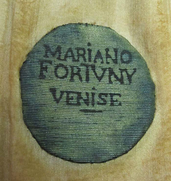 Dress, Fortuny (Italian, founded 1906), silk, metal, glass, Italian