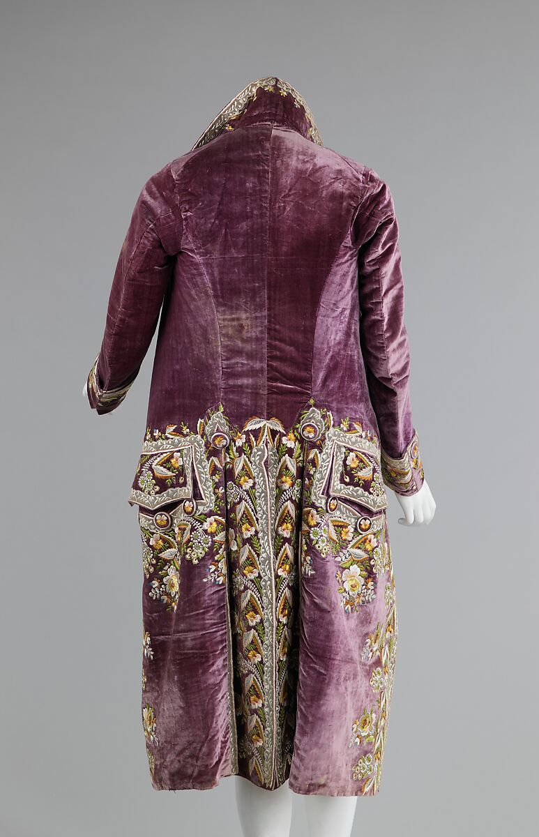 Court suit, silk, French