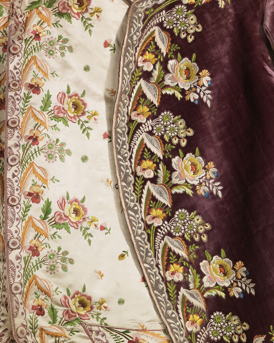 Court suit, silk, French