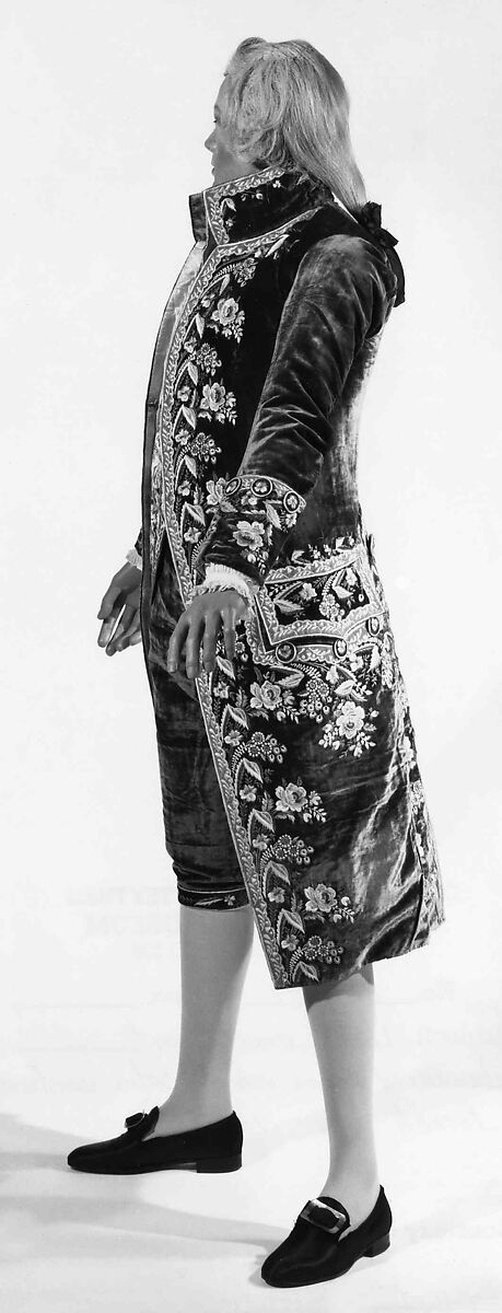 Court suit, silk, French