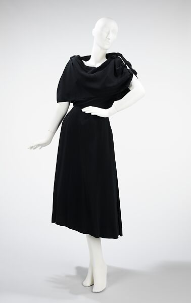Cocktail dress, House of Balenciaga (French, founded 1937), silk, French