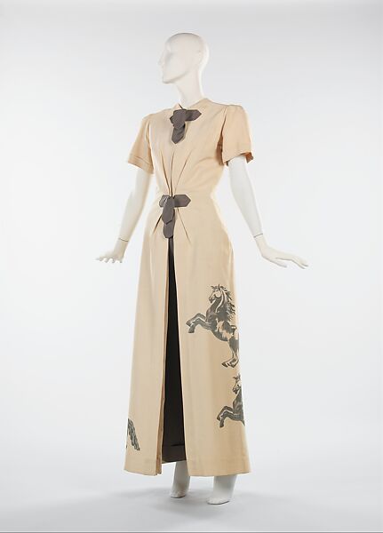 Lounging pajamas, Elizabeth Hawes (American, Ridgewood, New Jersey 1903–1971 New York), silk, American