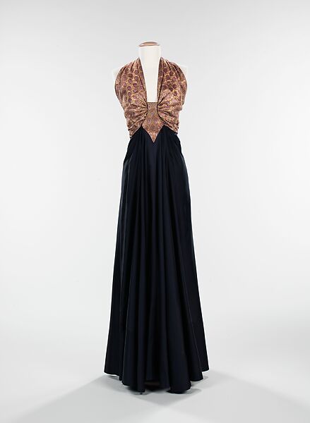 "From the Arabic", Hawes Incorporated (American, 1928–40; 1947–48), silk, metal, wool, American