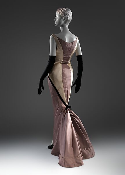"Diamond", Charles James (American, born Great Britain, 1906–1978), silk, synthetic, American