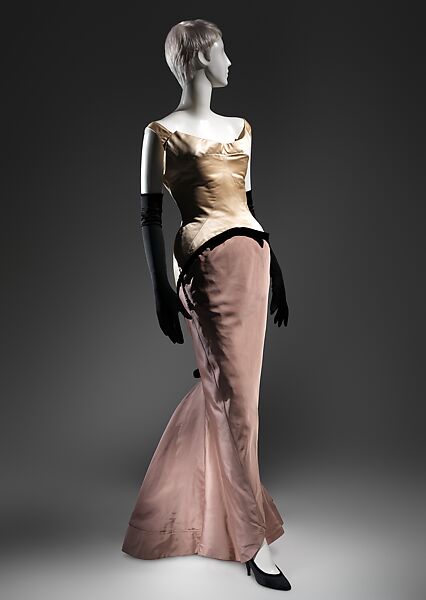 "Diamond", Charles James (American, born Great Britain, 1906–1978), silk, synthetic, American