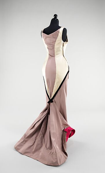 "Diamond", Charles James (American, born Great Britain, 1906–1978), silk, synthetic, American