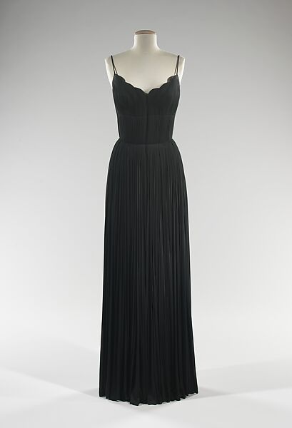 Evening dress, Madame Grès (Germaine Émilie Krebs) (French, Paris 1903–1993 Var region), silk, French 