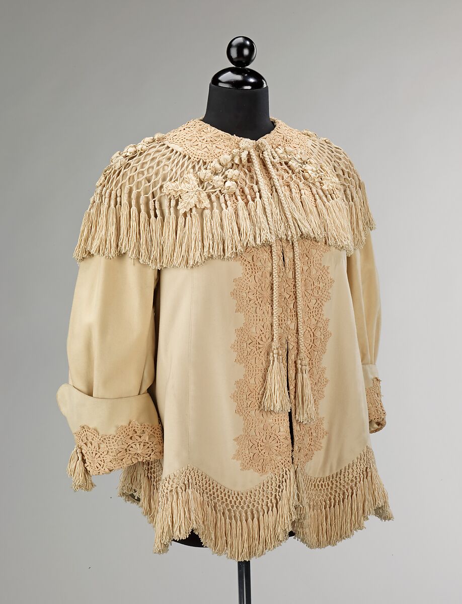 Afternoon jacket, Lichtenstein Millinery Company, wool, silk, French 