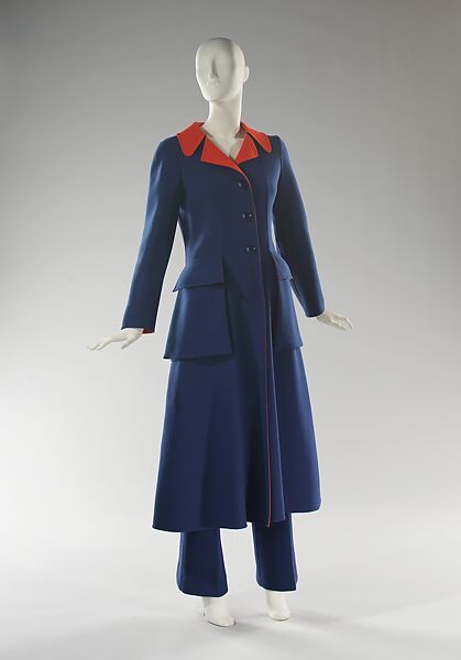 Ensemble, Madame Grès (Germaine Émilie Krebs) (French, Paris 1903–1993 Var region), wool, French