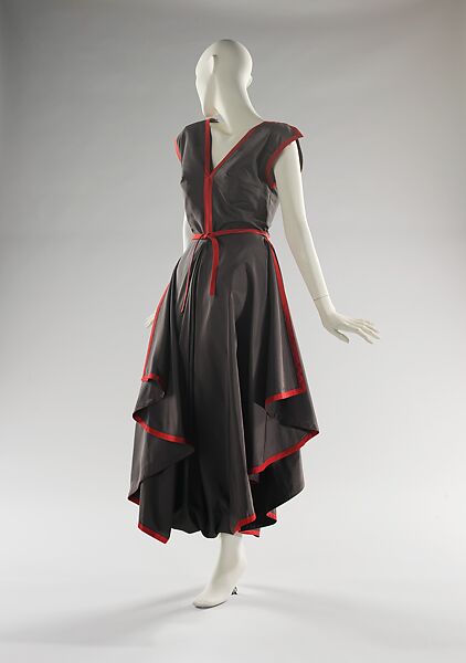 Cocktail ensemble, Madame Grès (Germaine Émilie Krebs) (French, Paris 1903–1993 Var region), silk, French