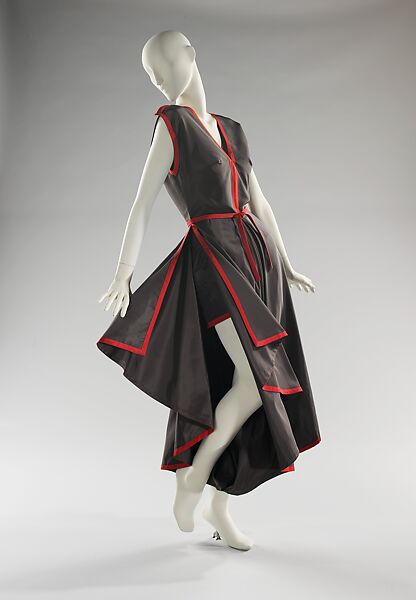 Cocktail ensemble, Madame Grès (Germaine Émilie Krebs) (French, Paris 1903–1993 Var region), silk, French