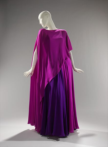 Evening ensemble, Madame Grès (Germaine Émilie Krebs) (French, Paris 1903–1993 Var region), silk, French 