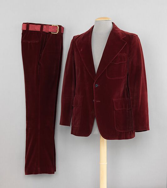 Suit, cotton, leather, American 