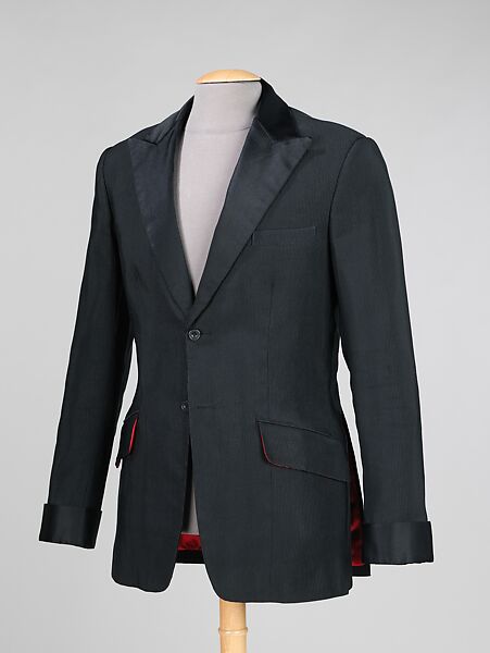 Dinner jacket, (attributed) Blades (British), silk, British 