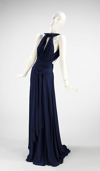 Halston store evening gowns