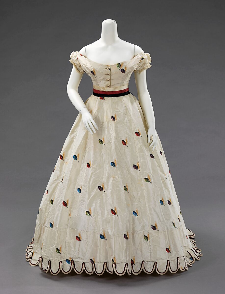 Evening ensemble, Texier St. Engley, silk, French