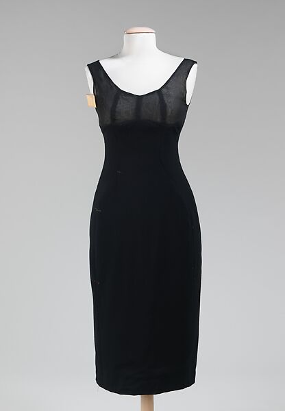 Dress, Charles James (American, born Great Britain, 1906–1978), wool, silk, American