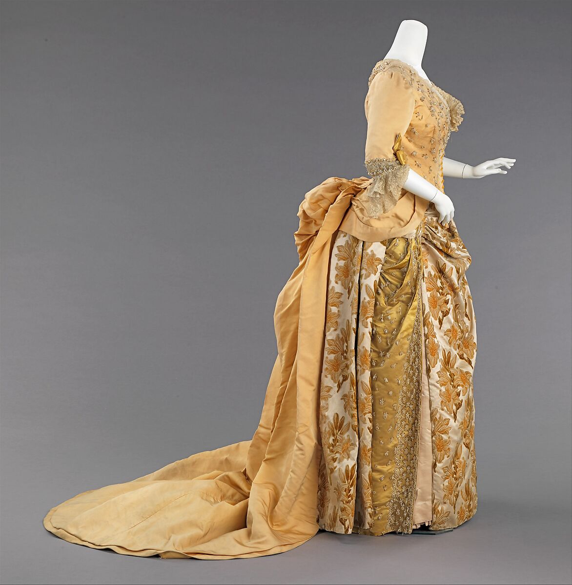 Evening ensemble, House of Worth (French, 1858–1956), silk, French