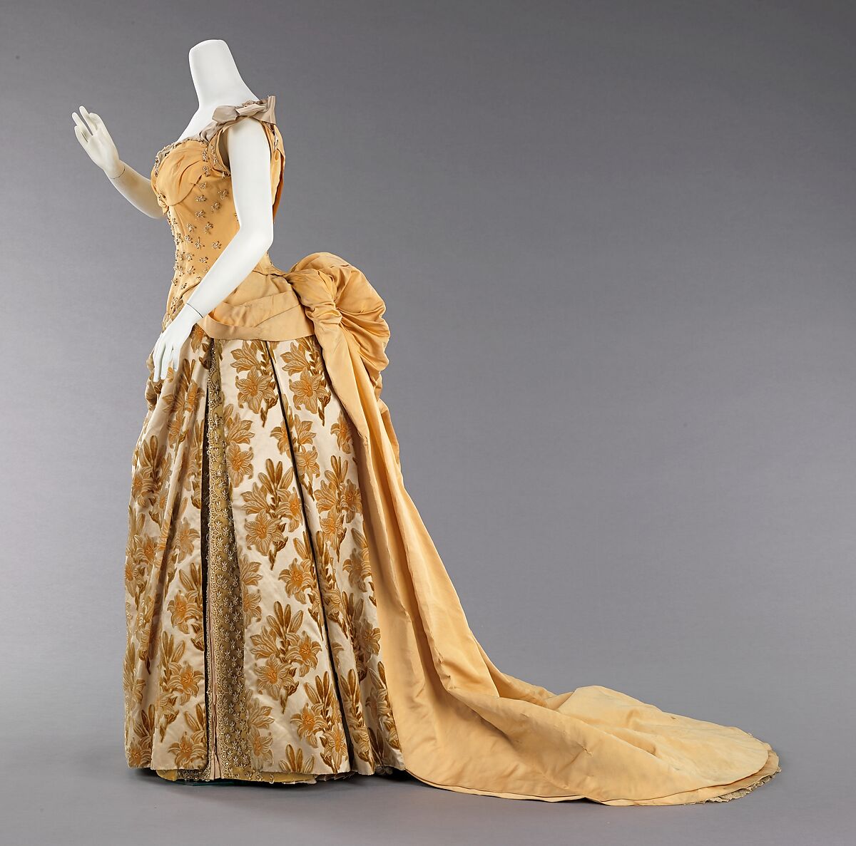 Evening ensemble, House of Worth (French, 1858–1956), silk, French