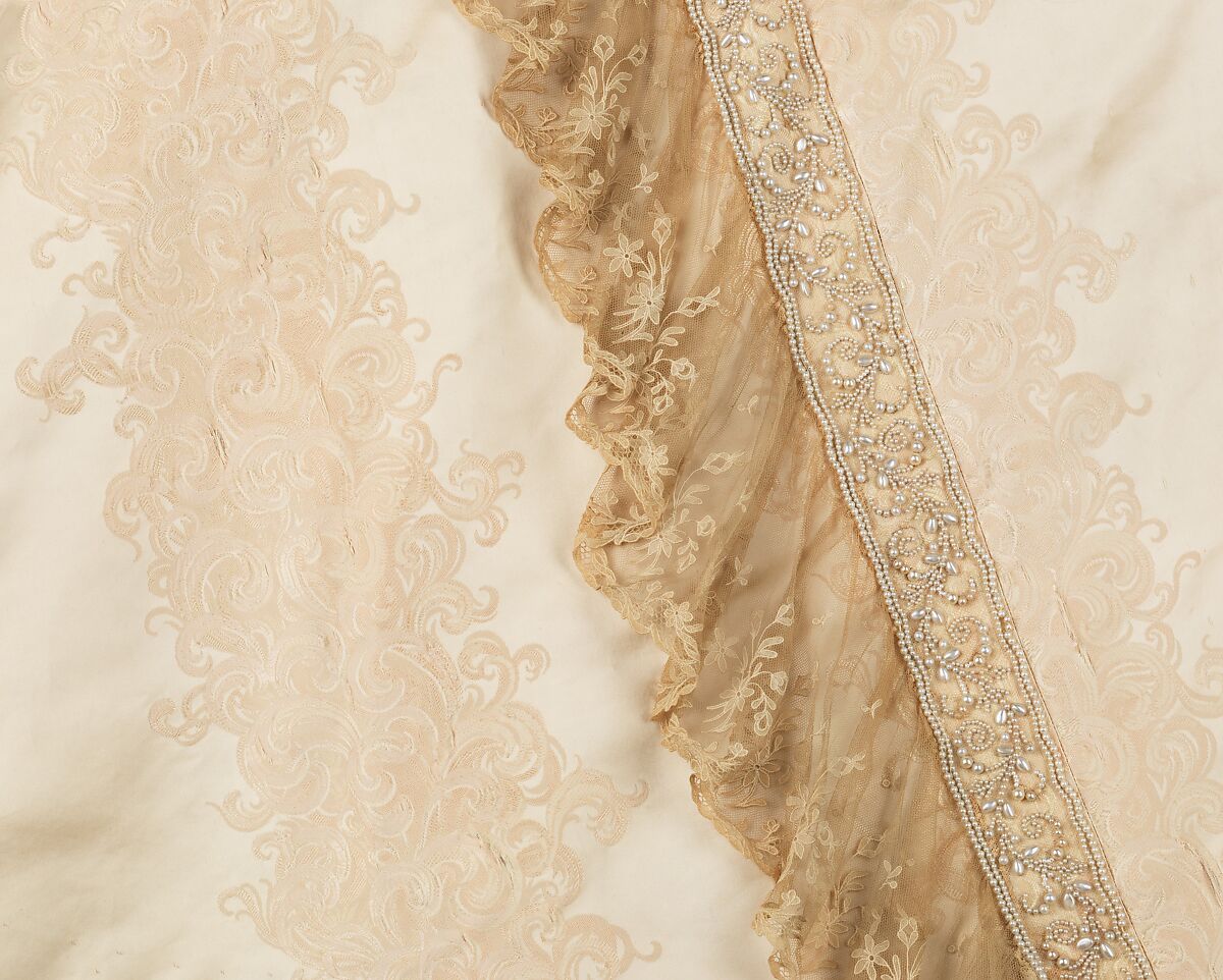 Evening dress, House of Worth (French, 1858–1956), silk, French