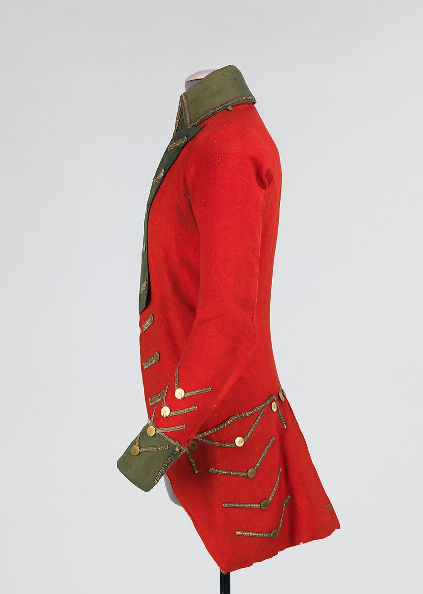 Military coat, wool, metal, American