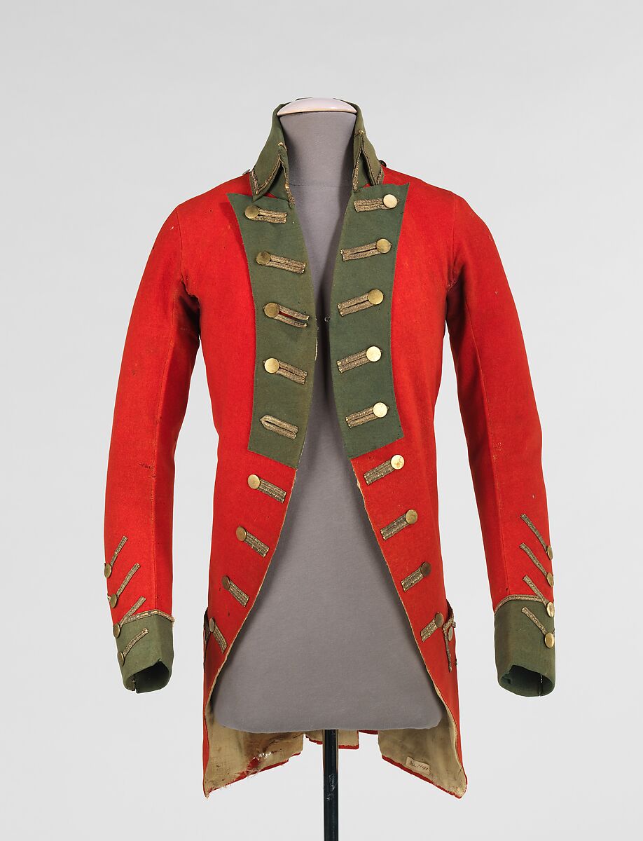 Military coat, wool, metal, American 