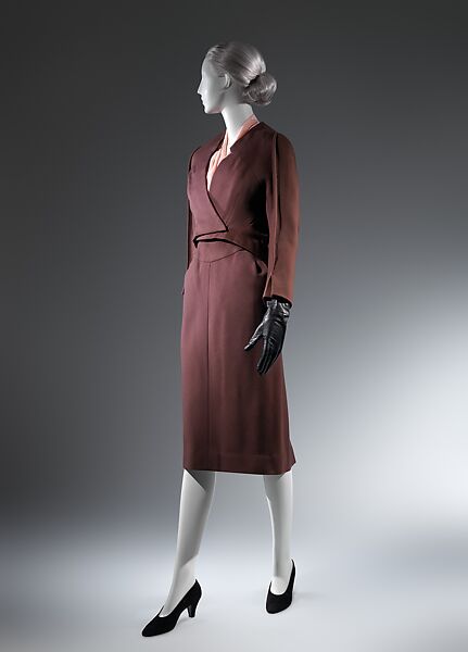 Suit, Charles James (American, born Great Britain, 1906–1978), wool, American