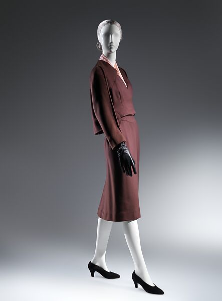 Suit, Charles James (American, born Great Britain, 1906–1978), wool, American