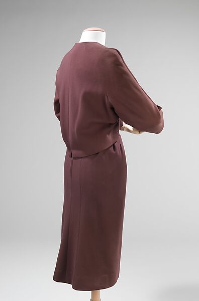 Suit, Charles James (American, born Great Britain, 1906–1978), wool, American